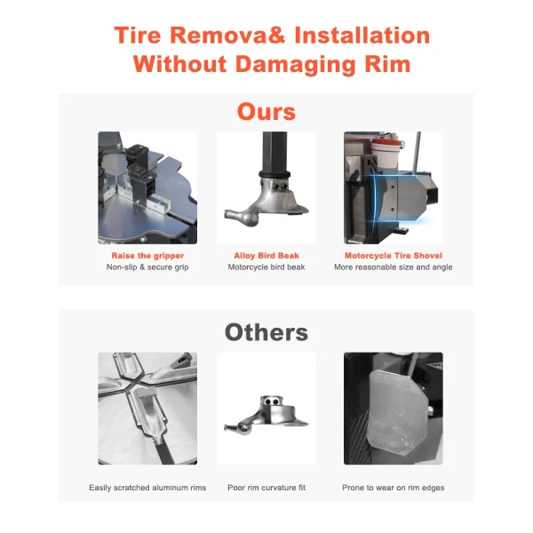 TONC T910Motorcycle Tire Changers-Garage Motorcycle Tire Machine - Image 3