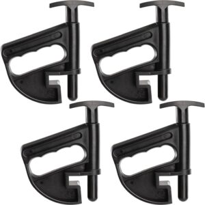 TONC 4 Pack Tire Changer, Nylon Tire Bead Clamp Drop Center Tool, Universal Rim Pry Tire Changer Wheel Changing Helper Heavy Duty