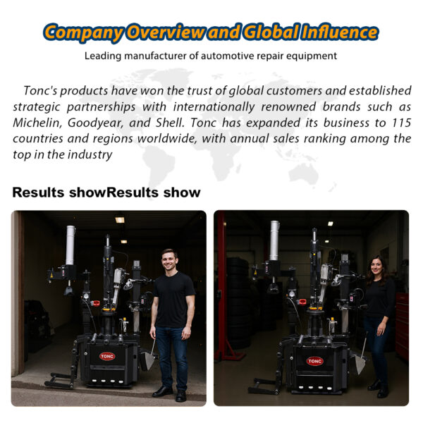 TONC Luxury Tire Mount Machine 28" Non-touch Automatic Tyre Changer & 28" Wheel Balancer Workshop Tire Changing Machine - Image 8