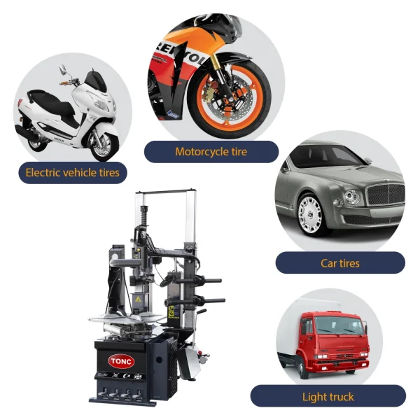 TONC T990 Vertical lift Tyre Changing Machine  Tire Changer Machine for Car - Image 11