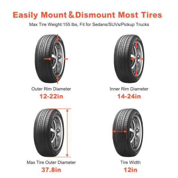 TONC T990 Vertical lift Tyre Changing Machine  Tire Changer Machine for Car - Image 4