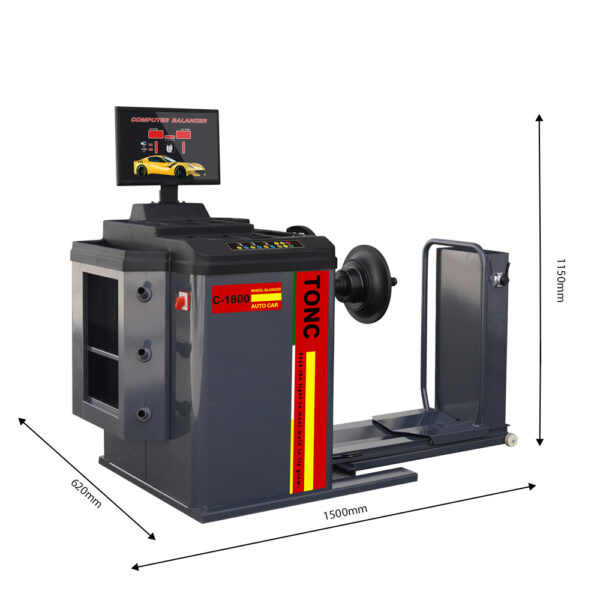 tonctools Automatic wheel balancer, touchless industrial heavy-duty wheel balancer - Image 10