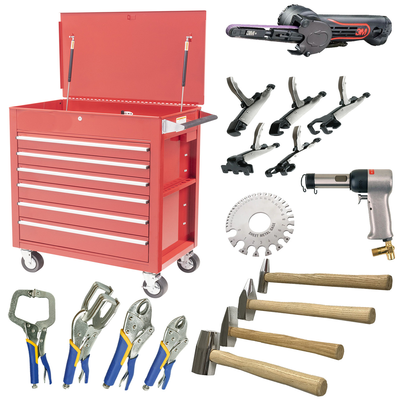 GAT-300-F150-SMTK--__43230 1/2" NPT Tire Changer Air Pressor Oil Water Regulator Separator with Pressure Gauge, Anti-Corrosion Plastic Housing, Visible Bowl, Complete Accessories, and Maximum Pressure of 145Psi