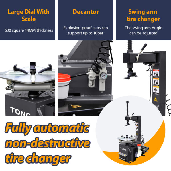TONC T921Car Tire Changers-Garage Car Tire Machine - Image 5